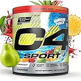 Cellucor C4 Sport Pre Workout Powder - NSF Certified for Sport - Elite Hydration - 200mg Caffeine + Creatine + Beta-Alanine - Electrolytes and Energy Supplement - Hawaiian Punch, 20 Servings