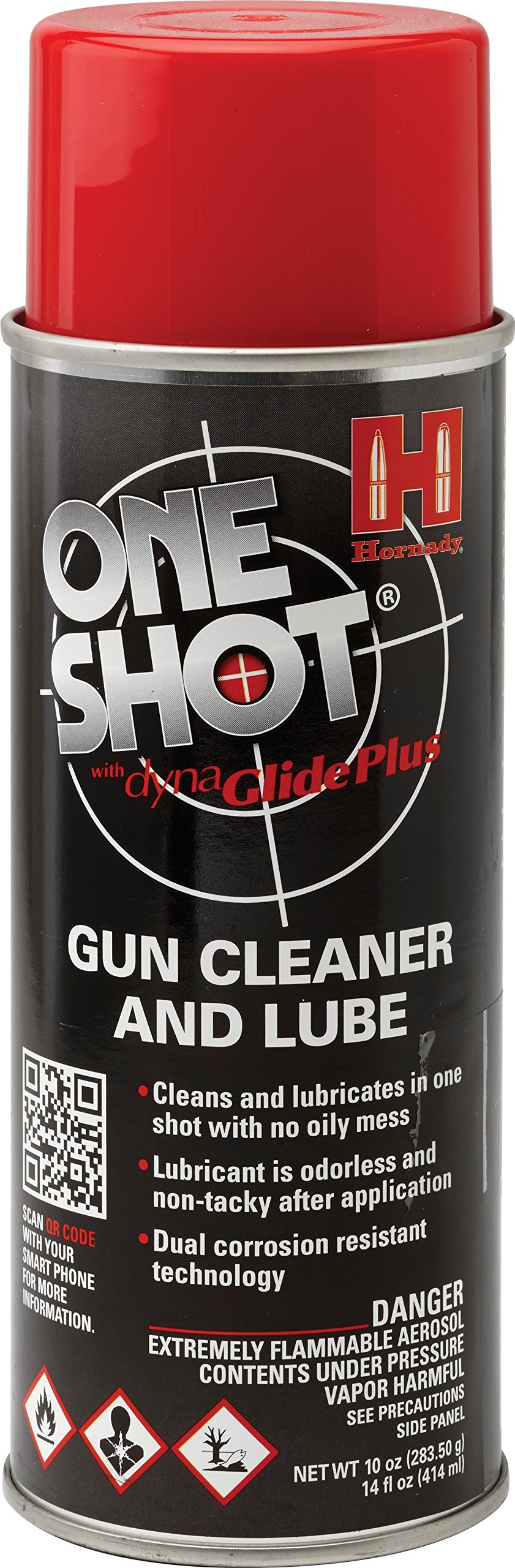 Hornady One Shot Case Lube, 10 oz Aerosol Dry Lube, With DynaGlide