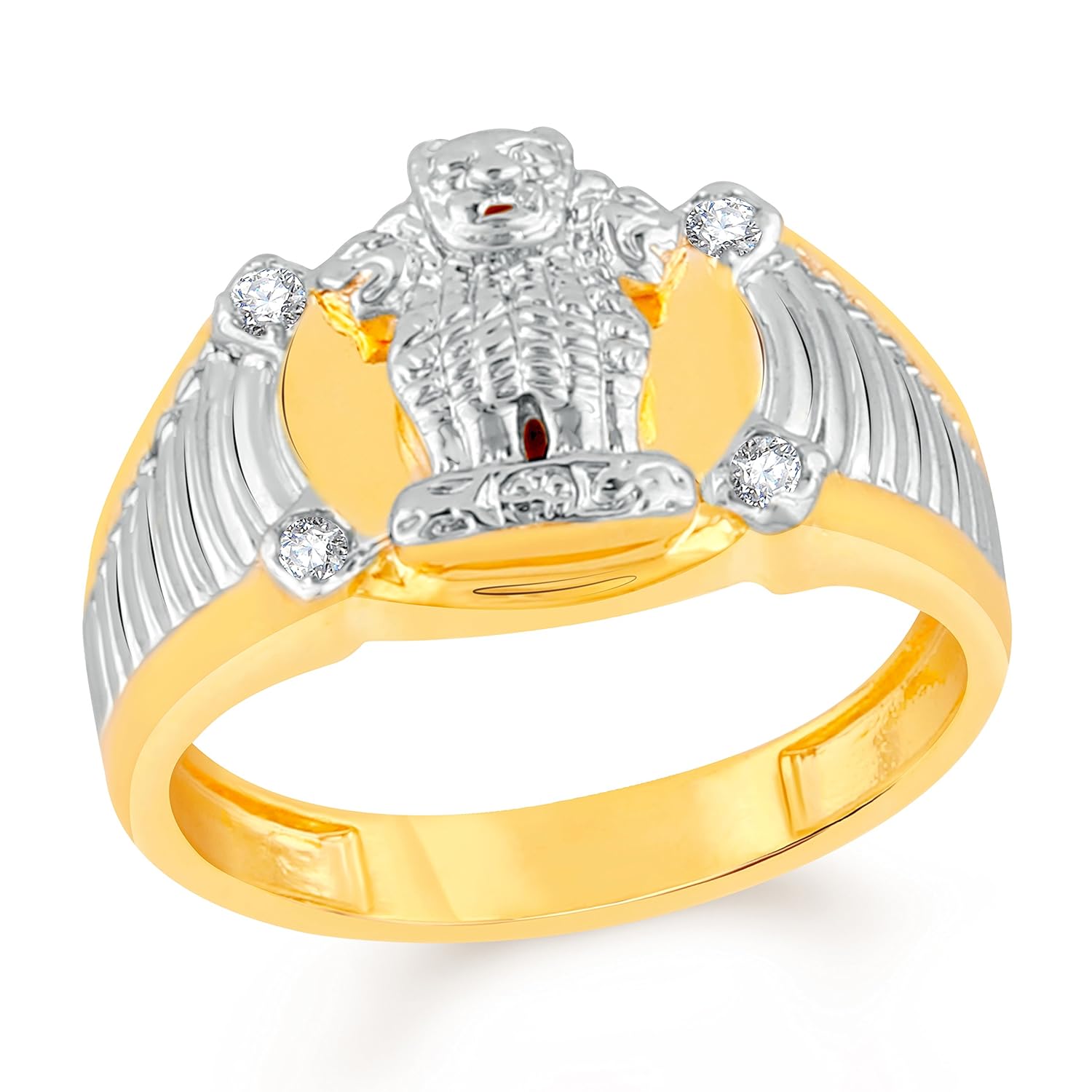 ashok stambh gold ring design