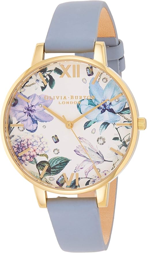 Olivia Burton Womens Analogue Quartz Watch with Leather Strap OB16BF21