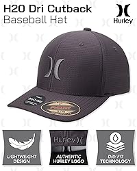 Hurley Men's Baseball Cap – Lightweight Curved