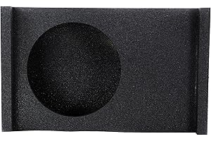 Q-Power QBSHALLOW12 Single 12" Universal Downfire/Behind Seat Shallow Sub Box