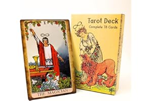 Witchy Cauldron Large Tarot Cards –Based on The Classic Rider Waite System– Upgraded Classic Design