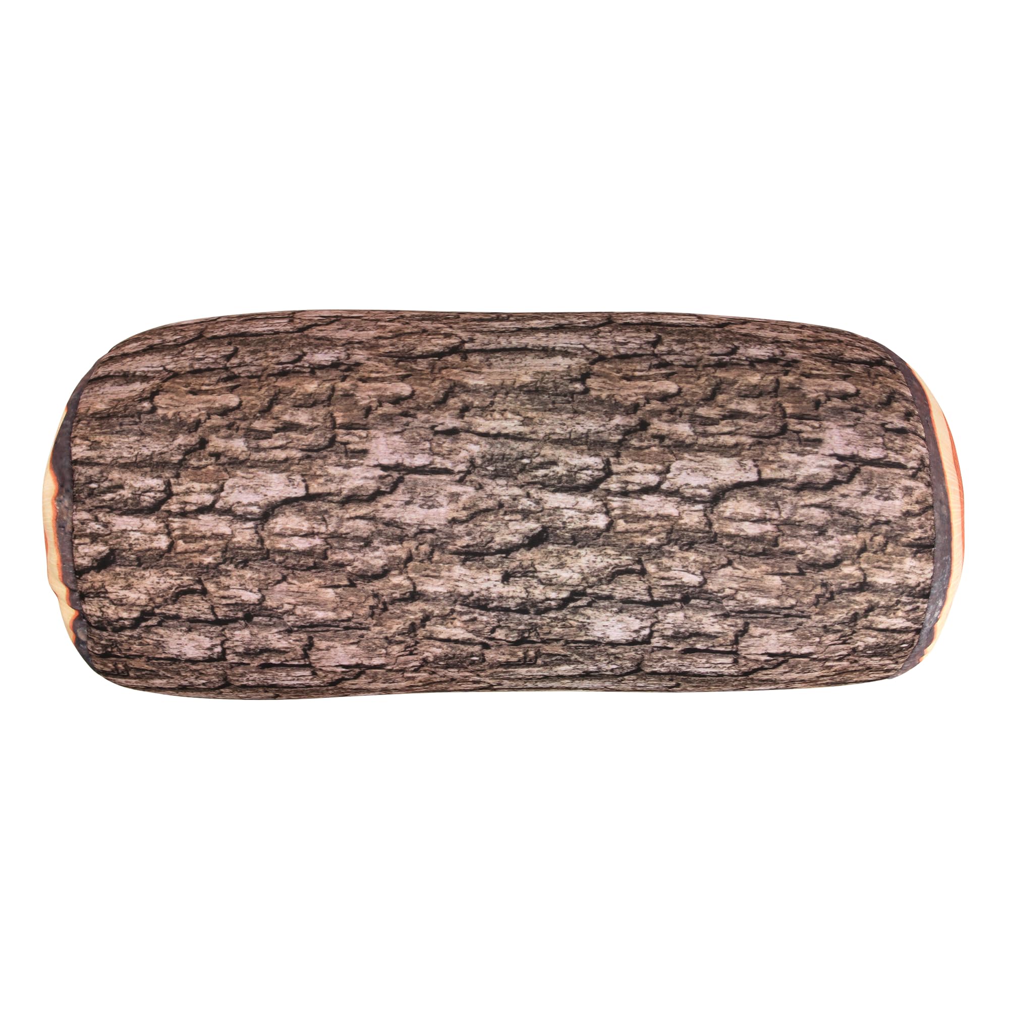 KIKKERLAND Polyester/Spandex Log Head Rest Pillow, Brown