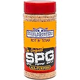 SuckleBusters Salt Pepper Garlic SPG BBQ Rub & Seasoning: Best BBQ Rub for Grilling & Smoking Meat, Poultry, Pork, Fish and Vegetables, Gluten-Free, No MSG Shaker (14.5oz)
