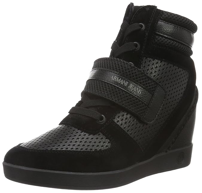 ARMANI JEANS Women�s Wedge Fashion Sneaker