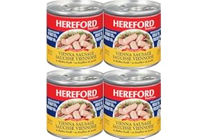 VALUBNDL: HEREFORD VIENNA SAUSAGE - Canned Food Canned Meat - Custom VALUBNDL Branded Pack of 4