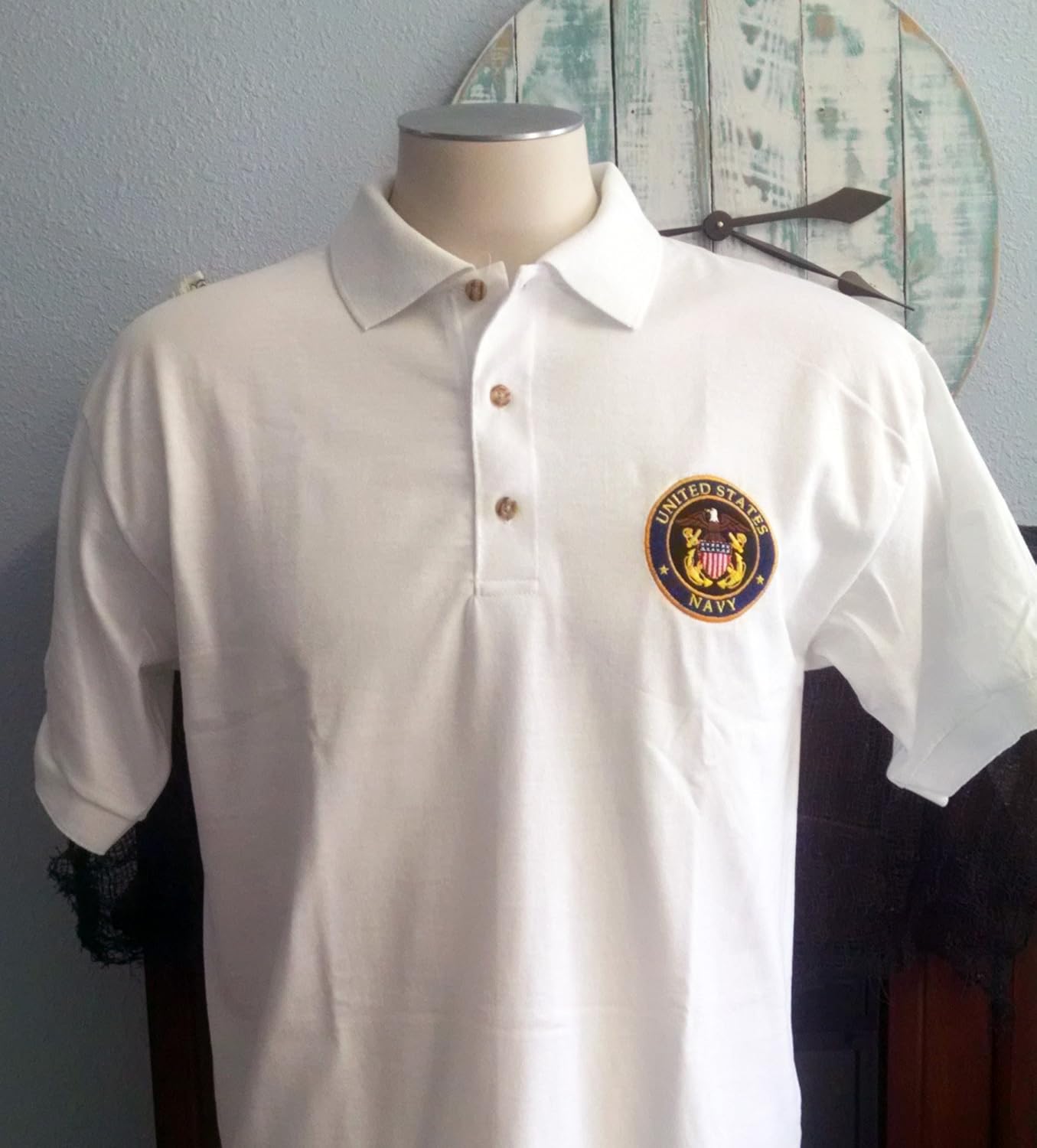 us navy polo shirt