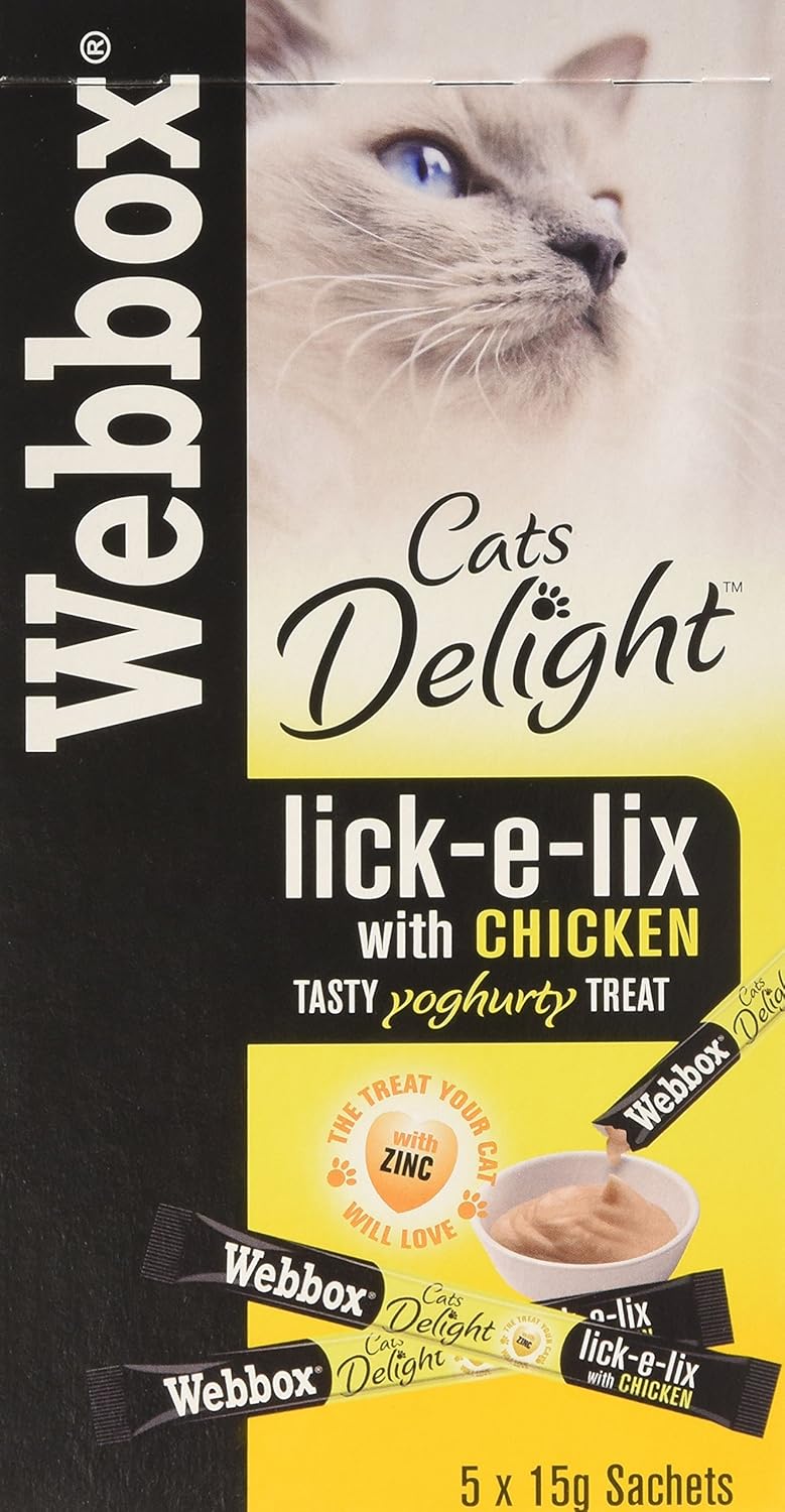 box LickELix Chicken Cat Treats, 5x15g Amazon.co.uk Pet Supplies