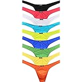 iKingsky Men's Thong Underwear Sexy Low Rise T-Back Under Panties