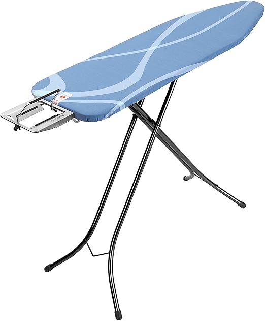 Brabantia Ironing Board with Steam Iron Rest, Standard, Size B Swirl
