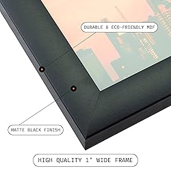 Craig Frames 20x27 Picture Frame Matted to 16x24