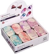 Swordfish Marble Eraser Pack 24 PVC Phthalate Free Assorted Colours view 2