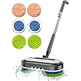 Blonex Cordless Electric Mop, Electric Spin Floor Mop with LED Headlights & Water Sprayer, Long-Lasting Battery, Large 290ml Tank, Self-Propelled Floor Cleaner with Adjustable Tube for All Floors