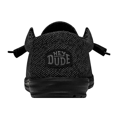 Hey Dude Men's Wally Sox Micro Total Black Size 10 Men's Shoes