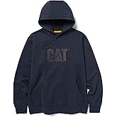 Caterpillar Men's Trademark Hoodies with Embroidered CAT Front Logo, S3 Cord Management System, and Pouch Pocket