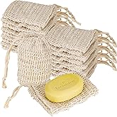 KEJJNYER 50 Pack Soap Saver Bags, Exfoliating Soap Pouch Bar Mesh Bags with Drawstring, Foaming and Drying Soaps Exfoliating Net for Bath and Shower