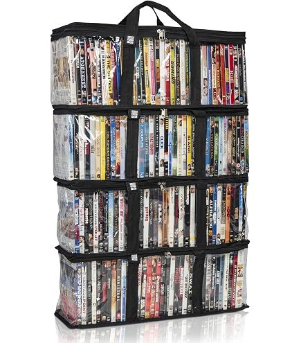 Amazon.com: Made Easy Kit Blu-ray Media Storage Bag Case - Clear