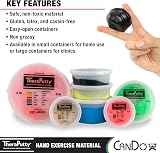 Cando TheraPutty 2 oz Black - Strong Therapeutic Modelling Clay view 5