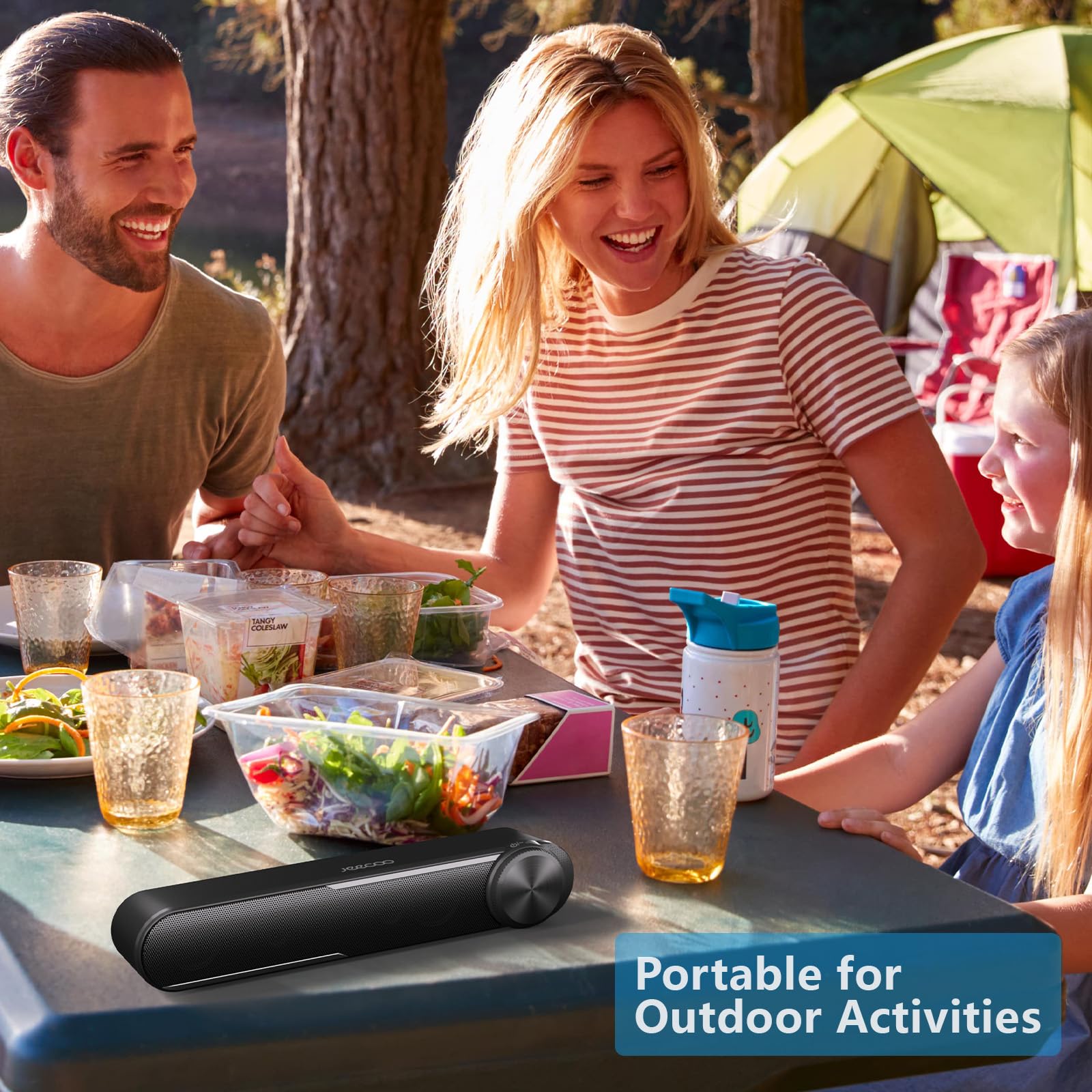 Jeecoo A30 PC Lautsprecher,Computer Lautsprecher für Pc,USB Powere PC Soundbar Schwarz, Lautsprecher Boxen für Pc, Laptop,Monitor,Ipad,Tablets,Smartphone (USB+3.5mm 6