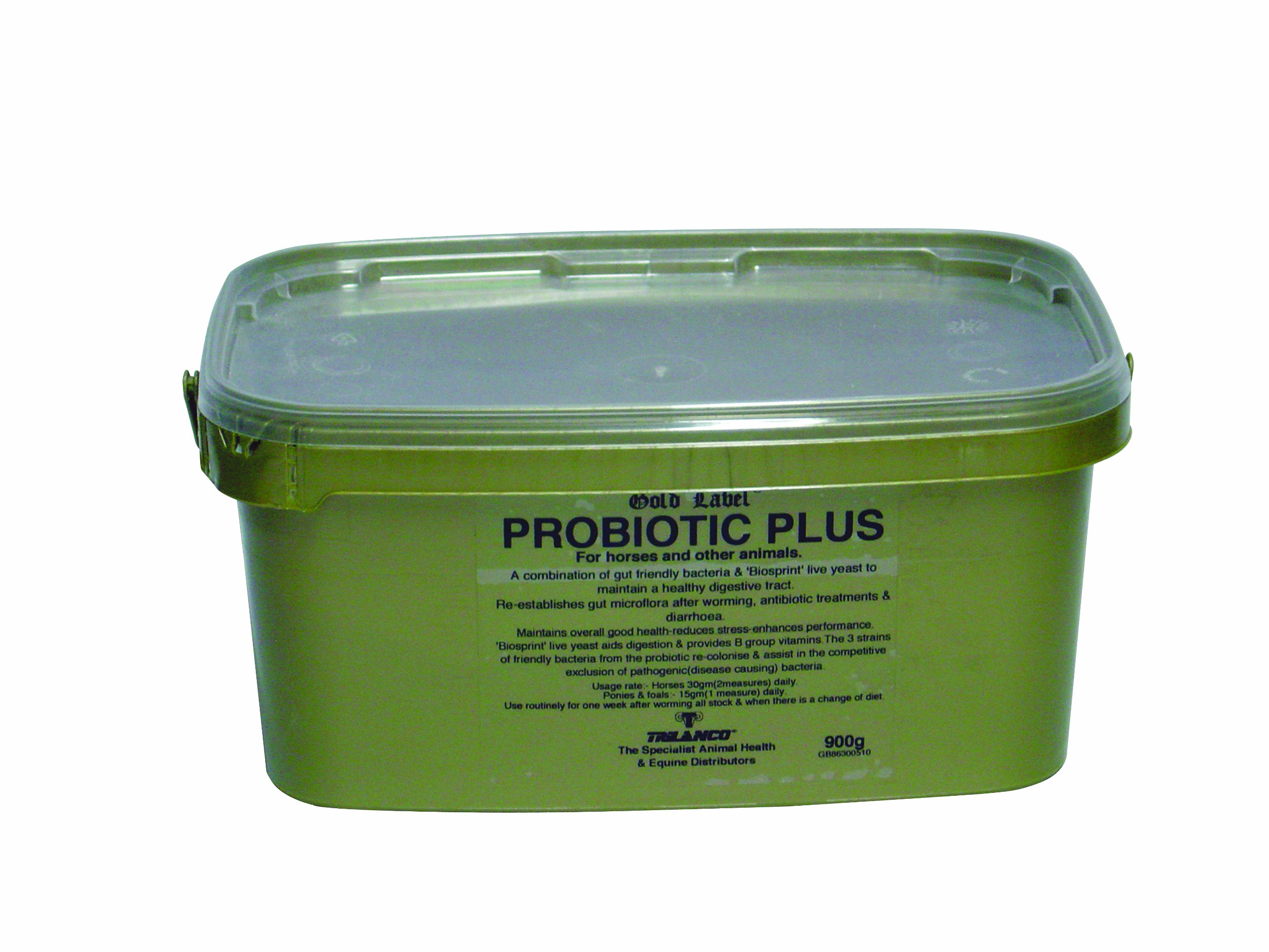 Gold Label Unisex's GLD0064 Probiotic Plus, Clear, Regular