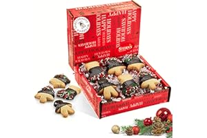 STERN'S BAKERY Christmas Cookie Gifts | Holiday Shortbread Cookies | Chocolate Cookies Snowflakes, Christmas Trees, Stocking Stuffers | Nut Free, Stern’s Bakery