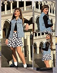 Chainscroll Women's Buttoned Washed Denim Vest