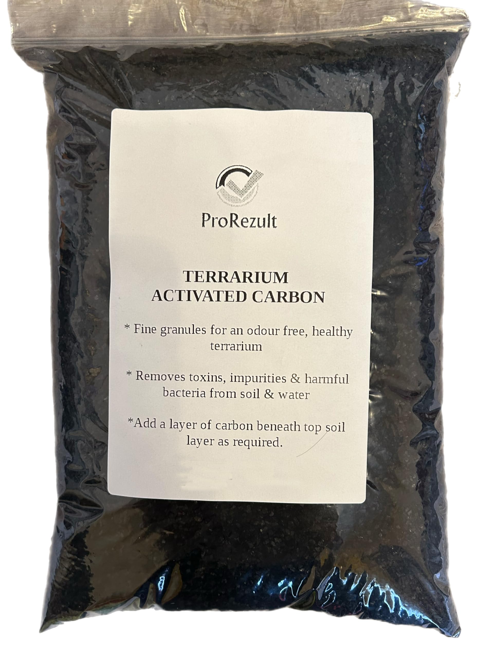 Terrarium Activated Carbon Charcoal Granuules Natural Organic LARGE 400ml PACK SUPPLIED Horticultural Terrarium House Plant Bottle Garden Natural Soil Enhancer Bonsai Cactus