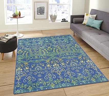 Status Taba with Anti Skid Nylon Rug - 60x84, Multicolour