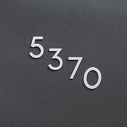 4 Inch House Numbers, Self-adhesive Mailbox Numbers