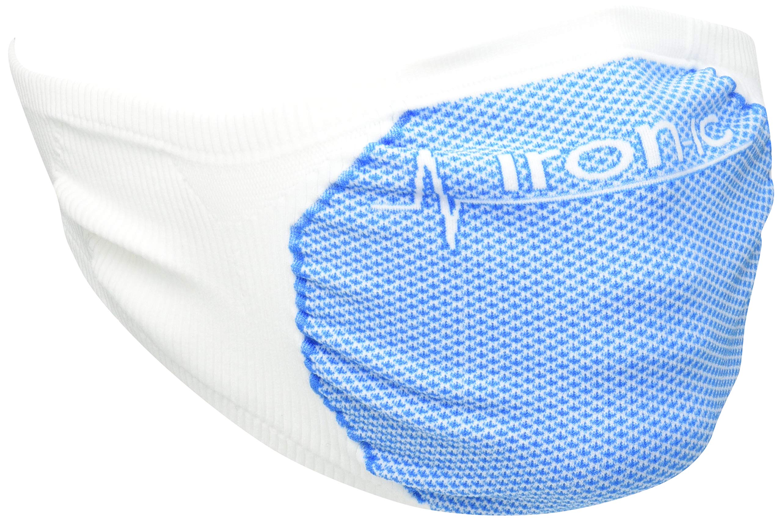 NORMAN Unisex_Adult MASK IRN 1.0 PRF AD-3PK Made in Italy Neck Gaiter, White, One Size