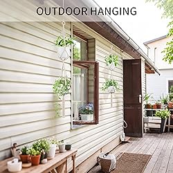 IDEEEPAN 2 Pack Macrame Plant Hanger, 49 Inch, Fits