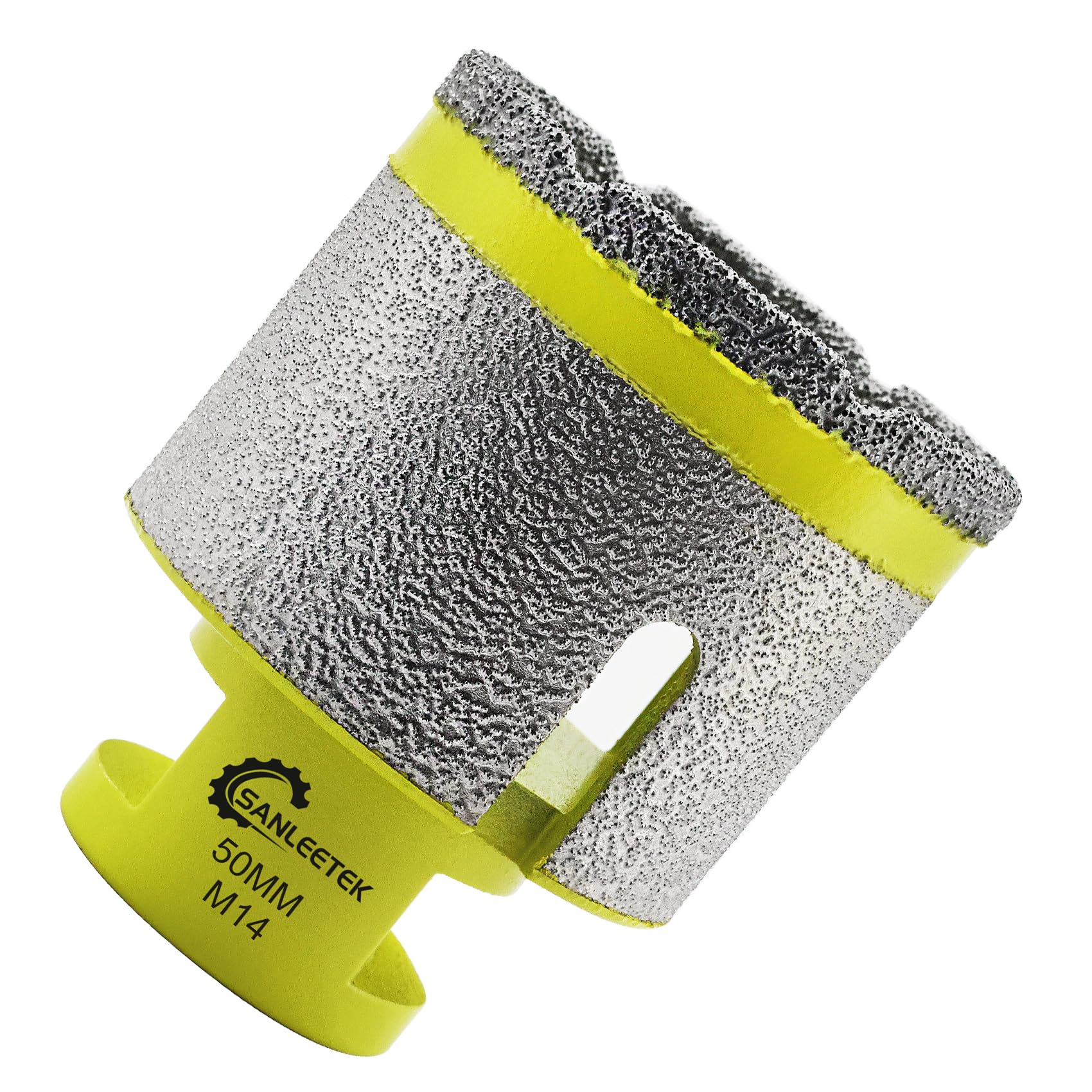 Diamond Drill Milling Bits 50mm - SANLEETEK Tile Hole Saw Cutter Drilling Grinding for Porcelain Ceramic Tile Granite Marble Artificial Stone M14 Thread