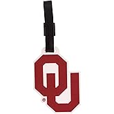 Desert Cactus University of Oklahoma Luggage Tag – Official OU Sooners Travel ID Tag for Suitcases, Bags, and Carry-Ons (Design A)