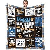 VXDRZGT Dentist Gift - Dentist Gifts for Men - Gifts for Dentist - Gifts for Dentists Male - Gifts for Dentists Men - Dental Gifts Throw Blanket 60"x50"