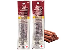 Corderro Grass-Fed Lamb Meat Sticks, Original Smoke, High-Protein Snack, Naturally Fermented meat sticks with Zero Added Suga