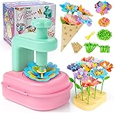 beefunni Flower Bouquet Craft Kits, DIY Arts and Crafts for Kids 4-6-8, Upgrade Colorful Flowers Toys for 4 5 6 7 8+Year Old Girl Birthday Gifts Ideas, Valentines Day Gifts for Kids Toddler Creative