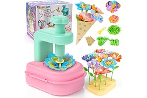 beefunni Flower Bouquet Craft Kits, DIY Arts and Crafts for Kids 4-6-8, Upgrade Colorful Flowers Toys for 4 5 6 7 8+Year Old Girl Birthday Gifts Ideas,Toddler Creative Educational Activities