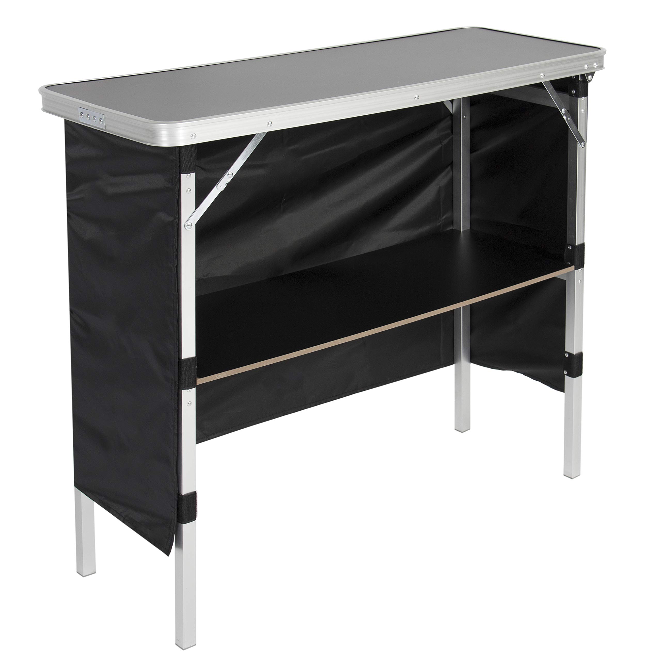 Best Choice Products Portable High Top Pop Up Bar Table W