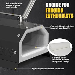 MMasters Single Burner Propane Forge for Home and