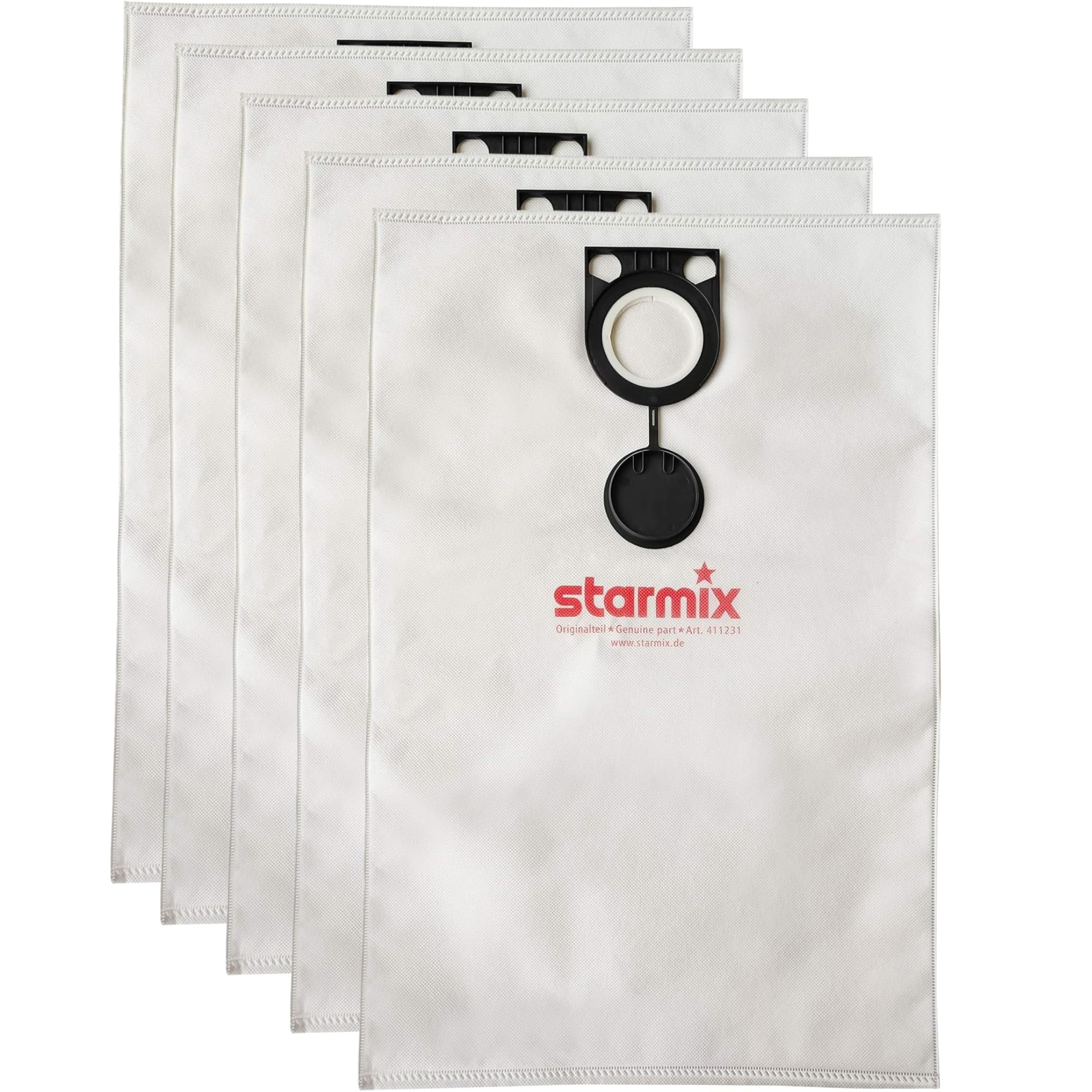 Starmix FBV 25-35 Fleece Filter Bags (Pack of 5, Double Layer, 25-35 Litres, for ISP/ISC/IS Series)