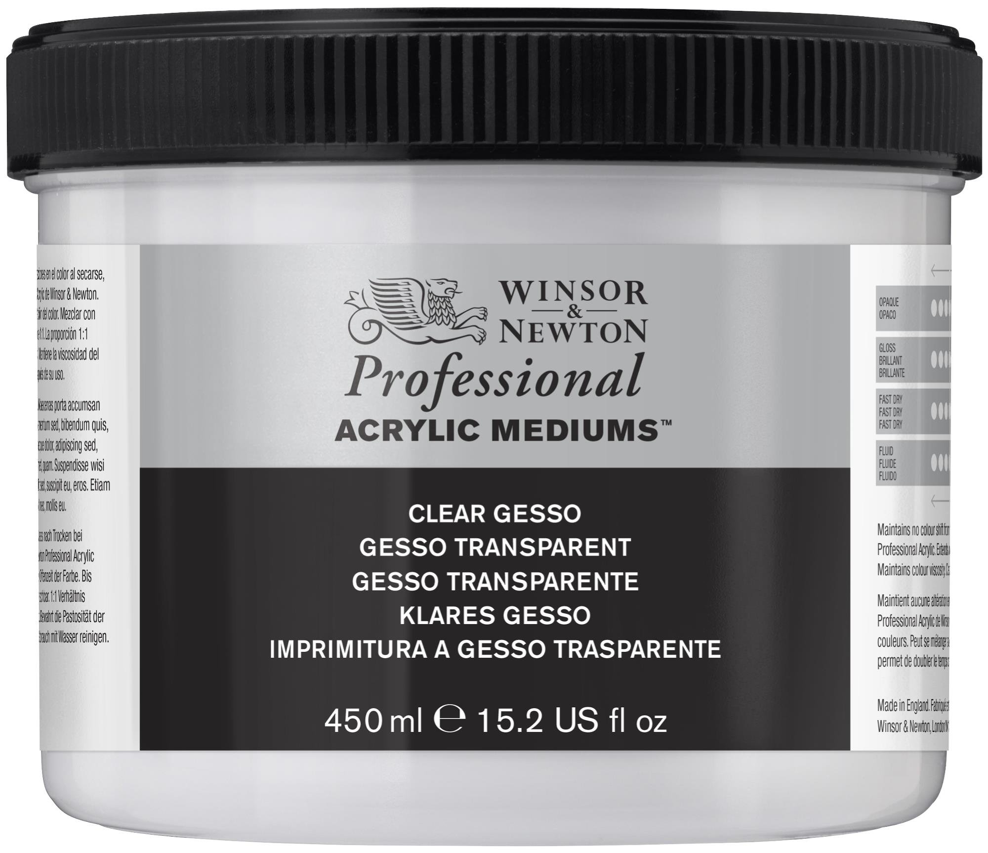 Winsor & Newton 450 ml Acrylic Clear Gesso