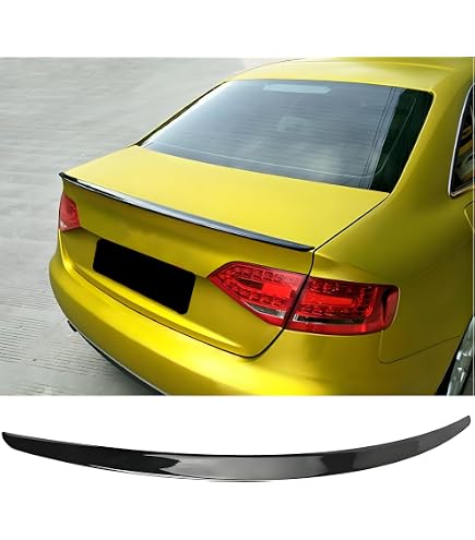 Para Audi A4 S4 B8 2009 2010 2011 2012 2013 2014 2015 2016 PSM Tilo Alerón Trasero Del Maletero Tapa Del Techo Accorios Exterior - AliExprs