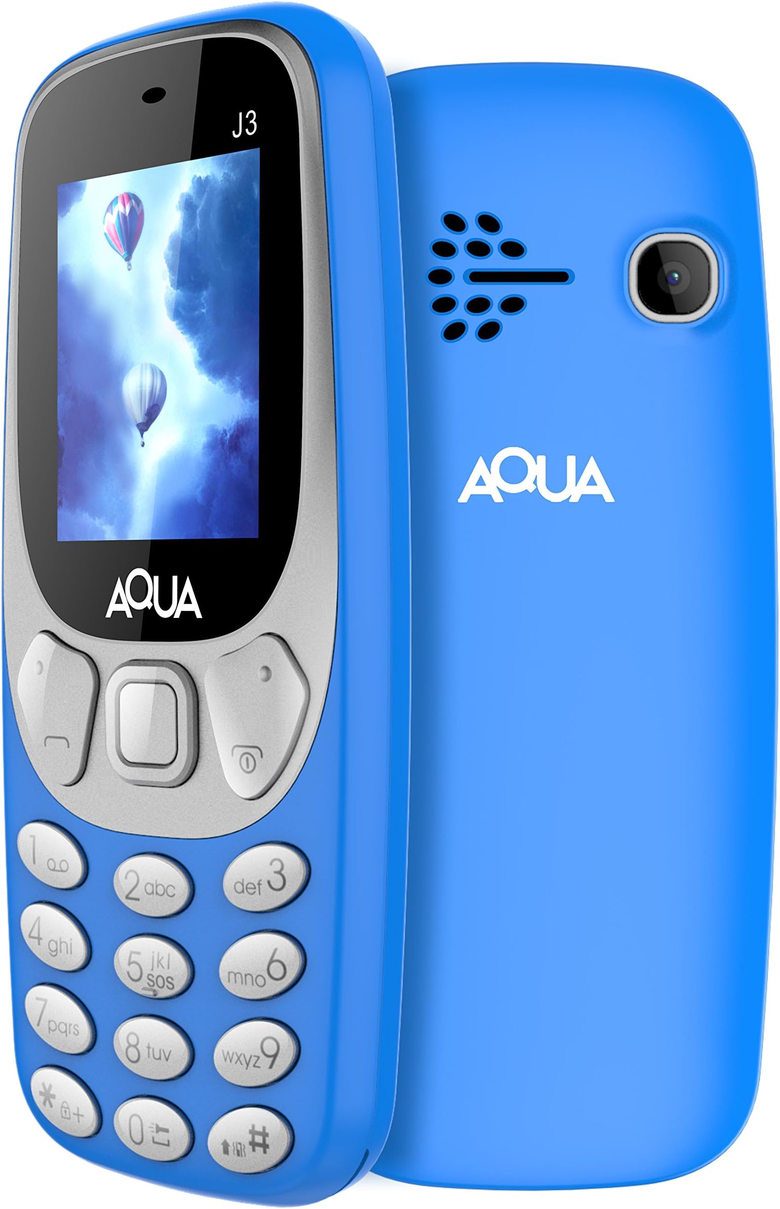 Aqua J3 (1.8 inch Display, 1000 Mah Battery, Blue)