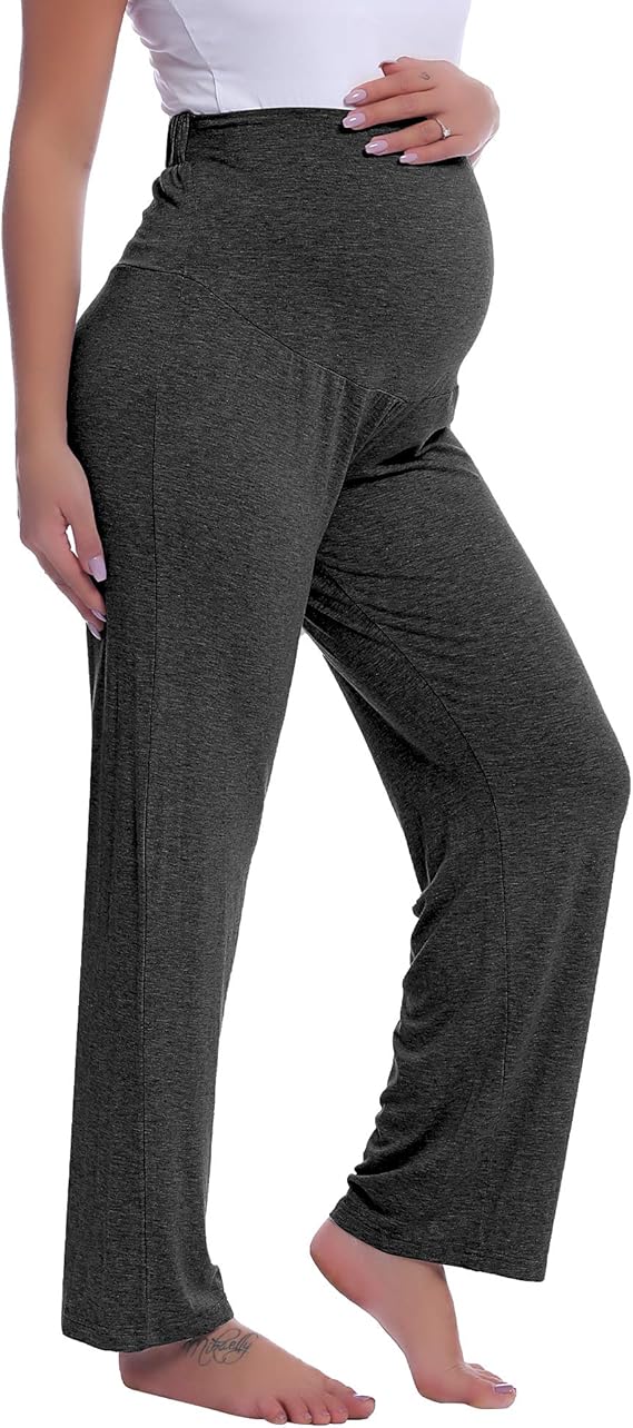Joyaria Womens Maternity/Pregnancy Sweatpants Long Yoga/Pajama/Lounge