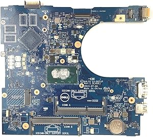 FV59D Dell Inspiron 15 5559 Laptop Motherboard w/Intel i5-6200U 2.4Ghz CPU