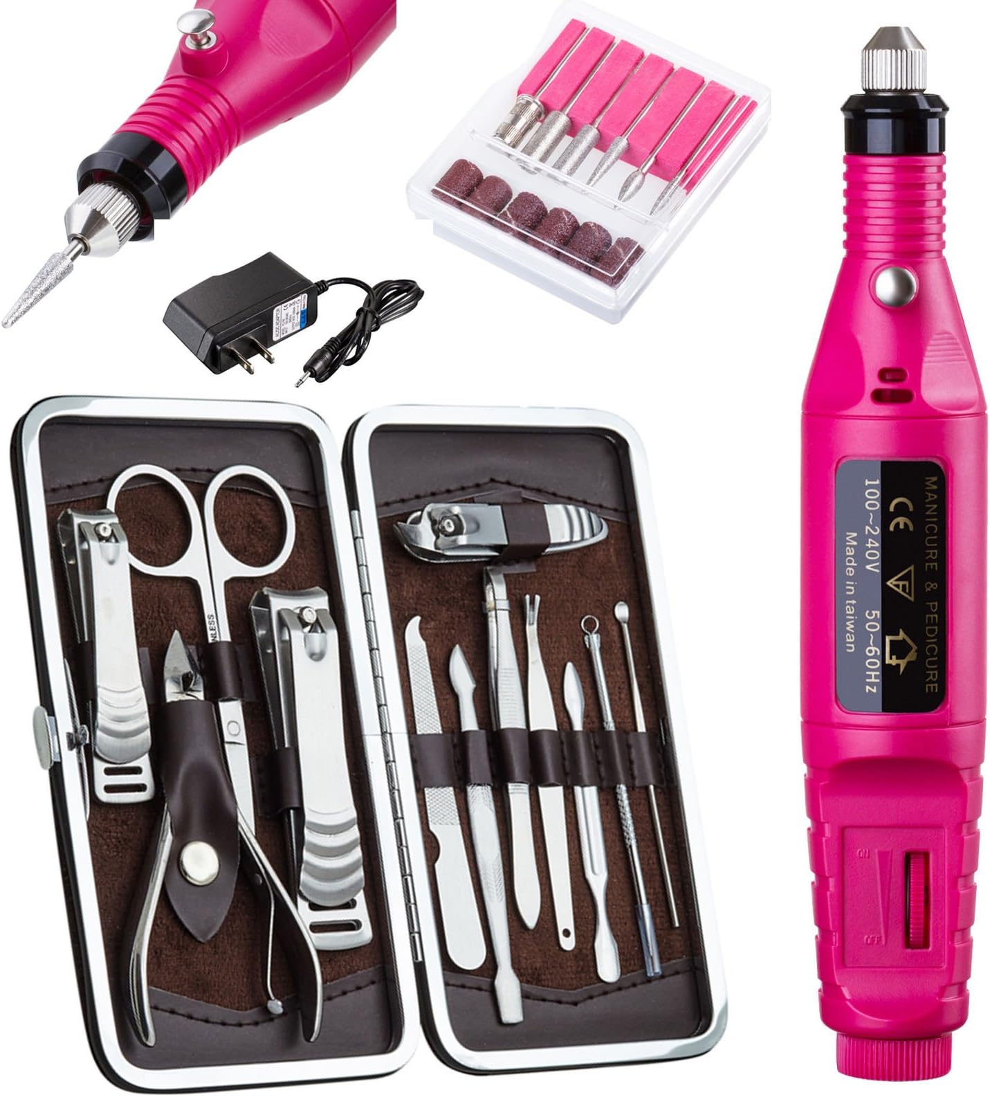 PM Professional Electric Nail Rile Drill Manicure Tool Pedicure Machine Set kit