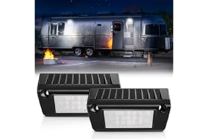 MICTUNING LED RV Exterior Porch Utility Light Waterproof 10-30V DC Low Current 5" Lighting Fixture 45W 2000LM Aluminum Base l