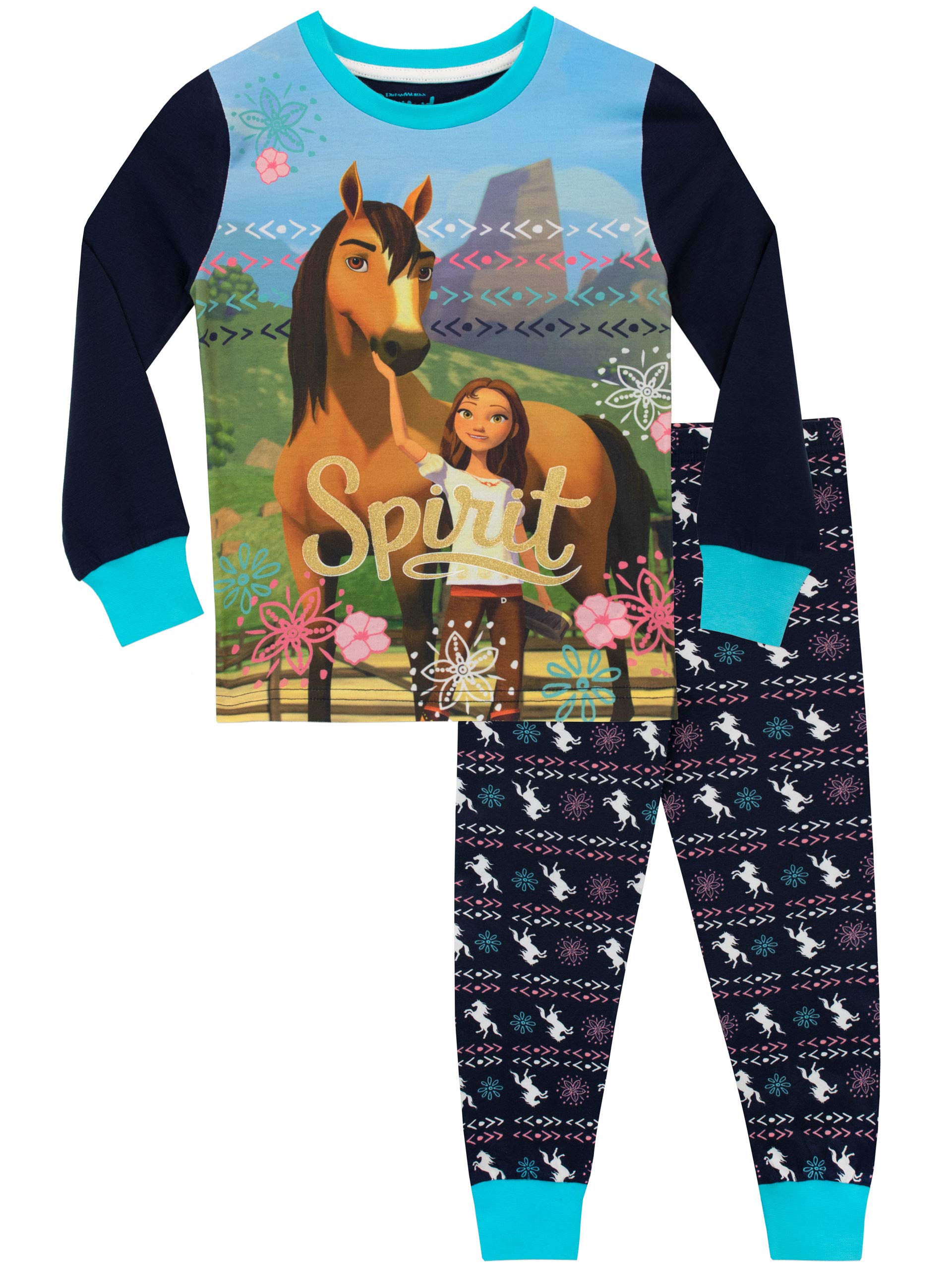 Girls Spirit Riding Free Pyjamas Snuggle Fit