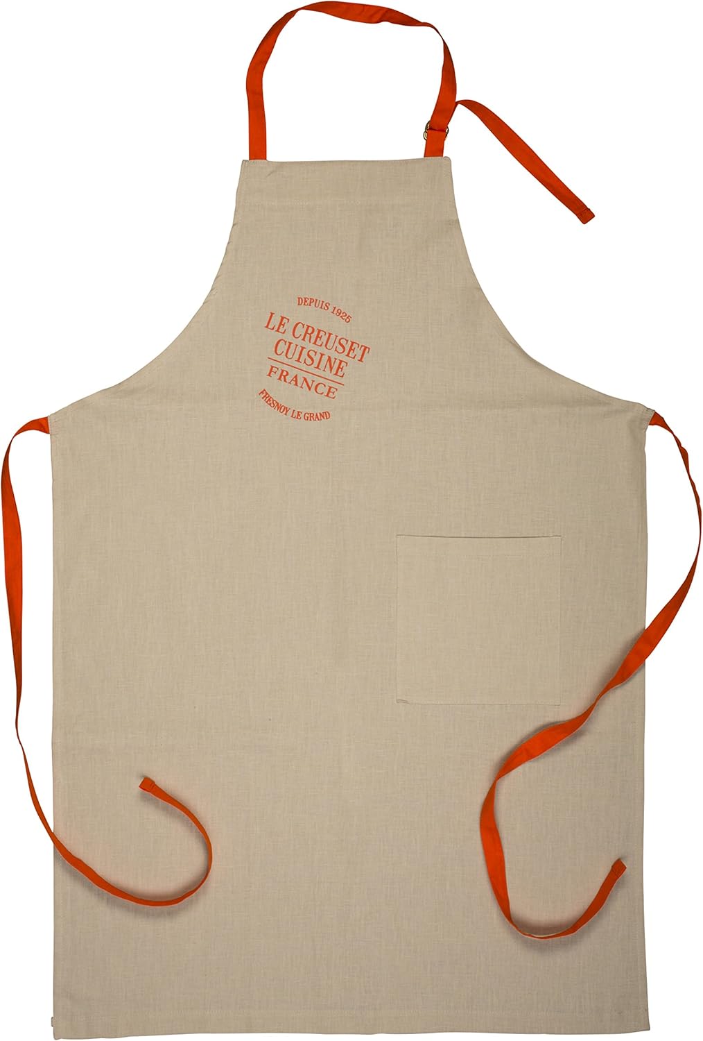 Le Creuset Heritage Linen Apron, Flame Kitchen & Dining